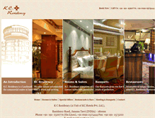 Tablet Screenshot of kcresidency.com